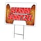 Signmission German Schnitzel Yard Sign & Stake outdoor plastic coroplast window, C-2436 German Schnitzel C-2436 German Schnitzel - alternate 1